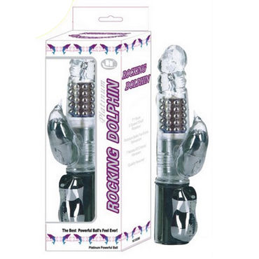 Sextoy Вибромассажер-ротатор Rocking Dolphin, С вибростимуляцией клитора Sextoy Вибромассажер-ротатор Rocking Dolphin, С вибростимуляцией клитора