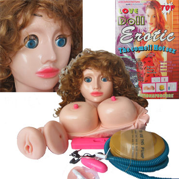 Sextoy Кукла надувная Erotic, C вибратором, 160 см Sextoy Кукла надувная Erotic, C вибратором, 160 см