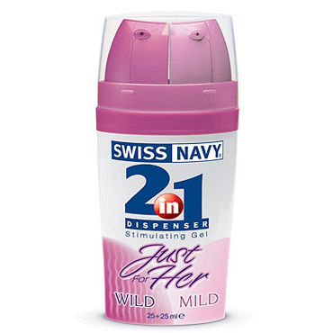 Swiss Navy Just For Her, 2х25 мл, Возбуждающий гель для женщин 2в1 Swiss Navy Just For Her, 2х25 мл, Возбуждающий гель для женщин 2в1