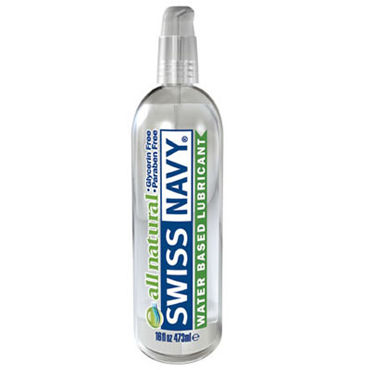 Swiss Navy All Natural, 474 мл, Гипоаллергенный лубрикант для женщин Swiss Navy All Natural, 474 мл, Гипоаллергенный лубрикант для женщин