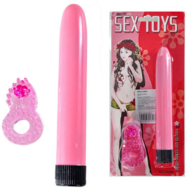 Sextoy вибромассажер, С эластомерным колечком Sextoy вибромассажер, С эластомерным колечком