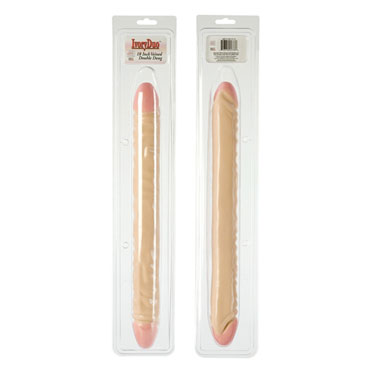 California Exotic Veined Double Dongs, телесный - Двухсторонний фаллоимитатор - купить в секс шопе California Exotic Veined Double Dongs, телесный - Двухсторонний фаллоимитатор - купить в секс шопе