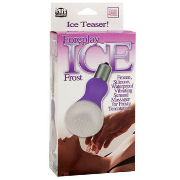 California Exotic Foreplay Ice Frost Massagers, фиолетовый - Вибратор с насадкой для охлаждения - купить в секс шопе California Exotic Foreplay Ice Frost Massagers, фиолетовый - Вибратор с насадкой для охлаждения - купить в секс шопе