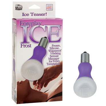 California Exotic Foreplay Ice Frost Massagers, фиолетовый, Вибратор с насадкой для охлаждения California Exotic Foreplay Ice Frost Massagers, фиолетовый, Вибратор с насадкой для охлаждения