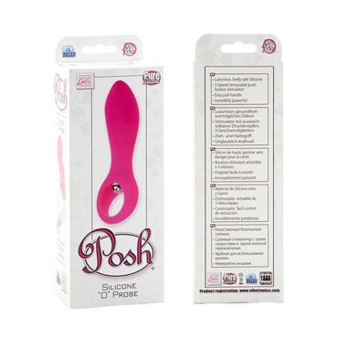 California Exotic Posh Silicone “O” Probes, розовый - Анальный стимулятор с виброэлементом - купить в секс шопе California Exotic Posh Silicone “O” Probes, розовый - Анальный стимулятор с виброэлементом - купить в секс шопе