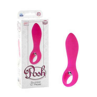 California Exotic Posh Silicone “O” Probes, розовый, Анальный стимулятор с виброэлементом California Exotic Posh Silicone “O” Probes, розовый, Анальный стимулятор с виброэлементом