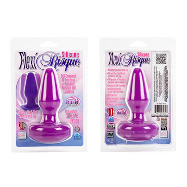 California Exotic Flexi Risque - Анальная вибропробка - купить в секс шопе California Exotic Flexi Risque - Анальная вибропробка - купить в секс шопе