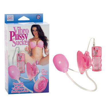 California Exotic Vibro Pussy Sucker, Вакуумная помпа с вибрацией California Exotic Vibro Pussy Sucker, Вакуумная помпа с вибрацией