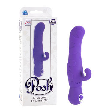California Exotic Posh Silicone Rhythm “G”, фиолетовый, Вибратор с двойным воздействием California Exotic Posh Silicone Rhythm “G”, фиолетовый, Вибратор с двойным воздействием