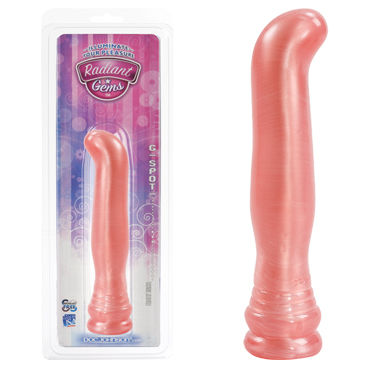 Doc Johnson Radiant Gems G-spot, розовый, Стимулятор точки G Doc Johnson Radiant Gems G-spot, розовый, Стимулятор точки G