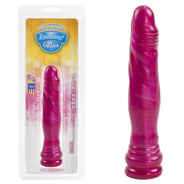 Doc Johnson Radiant Gems, фиолетовый, Фаллоимитатор Doc Johnson Radiant Gems, фиолетовый, Фаллоимитатор