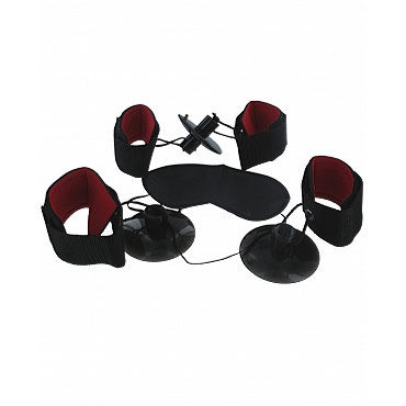 Pipedream Suction Cup Bondage Kit, Наручники, наножники, маска на глаза и другие товары Pipedream с фото Pipedream Suction Cup Bondage Kit, Наручники, наножники, маска на глаза и другие товары Pipedream с фото