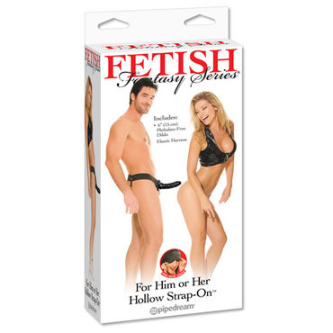 Pipedream Beginners Hollow Strap-On, Страпон на ремне Pipedream Beginners Hollow Strap-On, Страпон на ремне