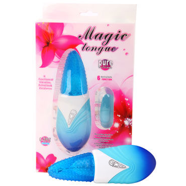 Dibe Magic Tongue, голубой, Вибратор-язычок с виброяйцом Dibe Magic Tongue, голубой, Вибратор-язычок с виброяйцом