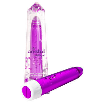 Ideal Cristal Amethyst, Классический вибратор со стразами Ideal Cristal Amethyst, Классический вибратор со стразами