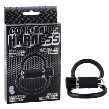 Gopaldas Cock+Balls Harness, Виброкольцо с петлей для мошонки Gopaldas Cock+Balls Harness, Виброкольцо с петлей для мошонки