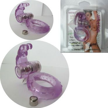 Sextoy Ring, фиолетовое, Эрекционное виброкольцо со стимулятором клитора Sextoy Ring, фиолетовое, Эрекционное виброкольцо со стимулятором клитора