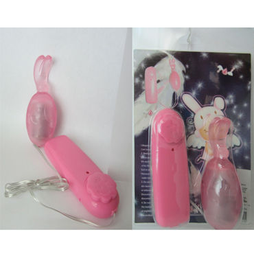 Sextoy Bullet, розовое, Виброяйцо в форме зайчика Sextoy Bullet, розовое, Виброяйцо в форме зайчика