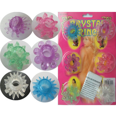 Sextoy Crystal Ring, Набор из шести эрекционных колец Sextoy Crystal Ring, Набор из шести эрекционных колец