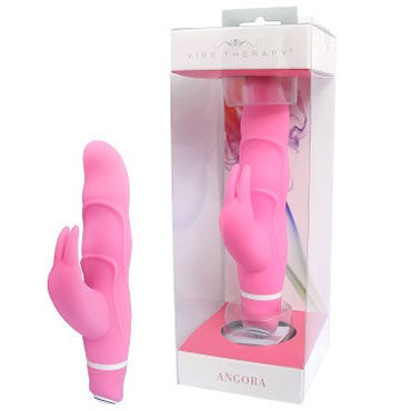 Vibe Therapy Angora, розовый, Вибратор с клиторальным стимулятором Vibe Therapy Angora, розовый, Вибратор с клиторальным стимулятором