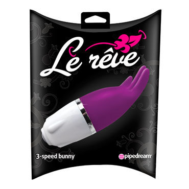 Pipedream Le Reve 3 Speed Bunny, фиолетовый, Массажер для стимуляции клитора Pipedream Le Reve 3 Speed Bunny, фиолетовый, Массажер для стимуляции клитора