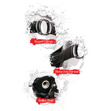 Pipedream Extreme Hollow Strap-On, 18см - Полый страпон большого размера - купить в секс шопе Pipedream Extreme Hollow Strap-On, 18см - Полый страпон большого размера - купить в секс шопе
