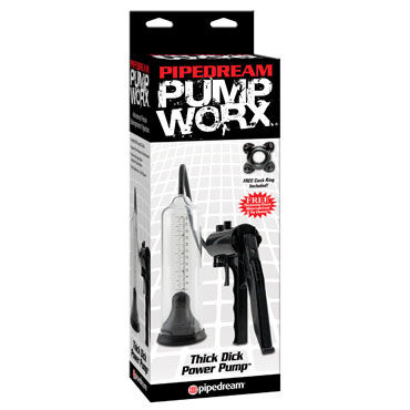 Pipedream Pump Worx Thick Dick, Мужская помпа Pipedream Pump Worx Thick Dick, Мужская помпа