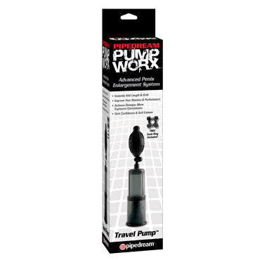 Pipedream Pump Worx Travel Pump, Вакуумная помпа с раскладным цилиндром Pipedream Pump Worx Travel Pump, Вакуумная помпа с раскладным цилиндром