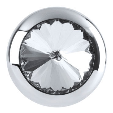 Pipedream Metal Worx Mini Luv Plug - Маленькая анальная втулка декорированная кристалом - купить в секс шопе Pipedream Metal Worx Mini Luv Plug - Маленькая анальная втулка декорированная кристалом - купить в секс шопе