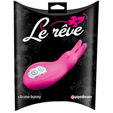 Pipedream Le Reve Silicone Bunny, розовый, Вибромассажер для стимуляции клитора в форме кролика Pipedream Le Reve Silicone Bunny, розовый, Вибромассажер для стимуляции клитора в форме кролика