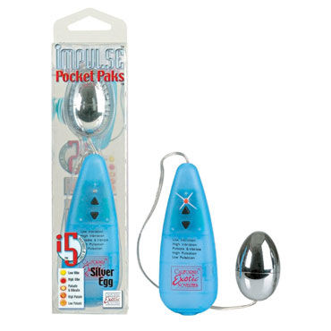 California Exotic Impulse Pocket Paks, Виброяйцо с гладкой поверхностью California Exotic Impulse Pocket Paks, Виброяйцо с гладкой поверхностью