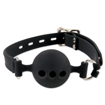 Pipedream Silicone Breathable Ball Gag Medium - Силиконовый кляп с отверстиями - купить в секс шопе Pipedream Silicone Breathable Ball Gag Medium - Силиконовый кляп с отверстиями - купить в секс шопе