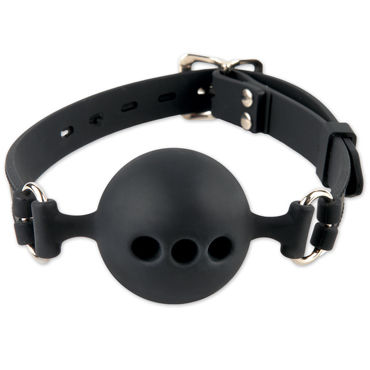 Pipedream Silicone Breathable Ball Gag Large - Силиконовый кляп с отверстиями - купить в секс шопе Pipedream Silicone Breathable Ball Gag Large - Силиконовый кляп с отверстиями - купить в секс шопе