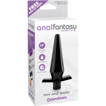 Pipedream Anal Fantasy Collection Mini Anal Teazer, Анальная вибровтулка миниатюрного размера Pipedream Anal Fantasy Collection Mini Anal Teazer, Анальная вибровтулка миниатюрного размера