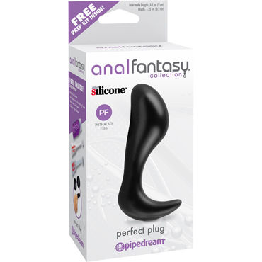 Pipedream Anal Fantasy Collection Perfect Plug, Анальный стимулятор с двойным воздействием Pipedream Anal Fantasy Collection Perfect Plug, Анальный стимулятор с двойным воздействием