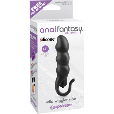 Pipedream Anal Fantasy Collection Wild Wiggler Vibe, Анальный вибратор с чувственными формами Pipedream Anal Fantasy Collection Wild Wiggler Vibe, Анальный вибратор с чувственными формами