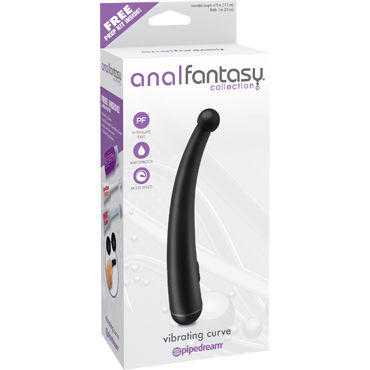 Pipedream Anal Fantasy Collection Vibrating Curve, Анальный вибратор для стимуляции простаты Pipedream Anal Fantasy Collection Vibrating Curve, Анальный вибратор для стимуляции простаты