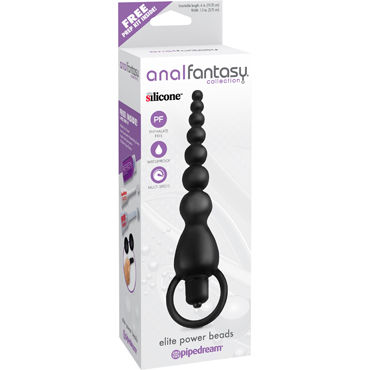 Pipedream Anal Fantasy Collection Elite Power Beads, Анальная цепочка с вибрацией Pipedream Anal Fantasy Collection Elite Power Beads, Анальная цепочка с вибрацией