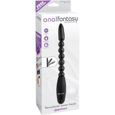 Pipedream Anal Fantasy Collection Flexa-Pleaser Power Beads, Анальная цепочка с гибким хребтом Pipedream Anal Fantasy Collection Flexa-Pleaser Power Beads, Анальная цепочка с гибким хребтом