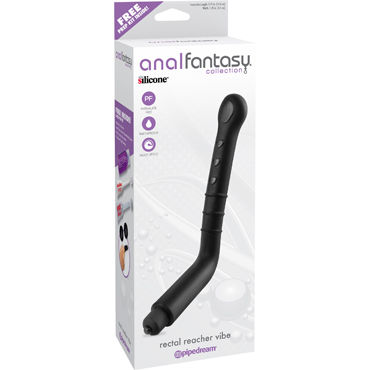 Pipedream Anal Fantasy Collection Rectal Reacher Vibe, Анальный вибростимулятор Pipedream Anal Fantasy Collection Rectal Reacher Vibe, Анальный вибростимулятор