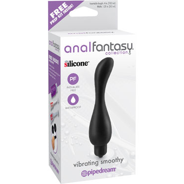 Pipedream Anal Fantasy Collection Vibrating Smoothy, Анальный вибратор с бесшовной поверхностью Pipedream Anal Fantasy Collection Vibrating Smoothy, Анальный вибратор с бесшовной поверхностью