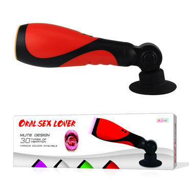 Baile Oral Sex Lover, красный, Имитатор орального секса Baile Oral Sex Lover, красный, Имитатор орального секса