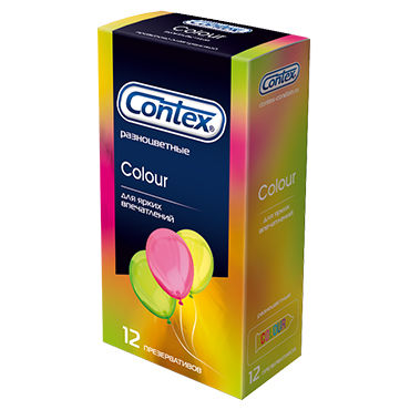 Contex Colour, Презервативы разноцветные Contex Colour, Презервативы разноцветные