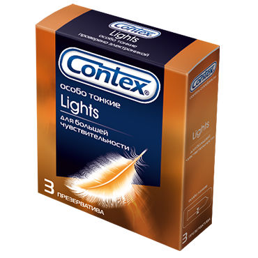 Contex Lights, Презервативы ультратонкие Contex Lights, Презервативы ультратонкие