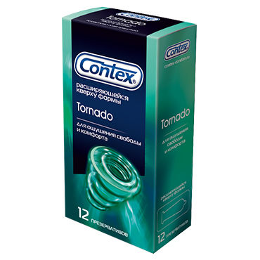 Contex Tornado, Презервативы анатомической формы Contex Tornado, Презервативы анатомической формы