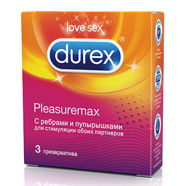 Durex Pleasuremax, Презервативы с кольцами и пупырышками Durex Pleasuremax, Презервативы с кольцами и пупырышками