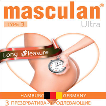 Masculan Ultra Long Pleasure, Презервативы продлевающие Masculan Ultra Long Pleasure, Презервативы продлевающие