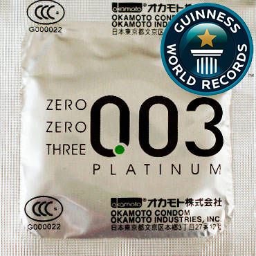 Okamoto Platinum, Презервативы самые тонкие латексные Okamoto Platinum, Презервативы самые тонкие латексные