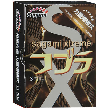 Sagami Xtreme Cobra, Презервативы зауженные внизу Sagami Xtreme Cobra, Презервативы зауженные внизу