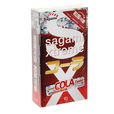 Sagami Xtreme Cola, Презервативы ультратонкие со вкусом колы Sagami Xtreme Cola, Презервативы ультратонкие со вкусом колы
